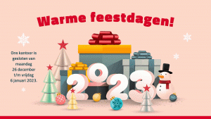 Kerst- en nieuwjaarsgroet Van Hout